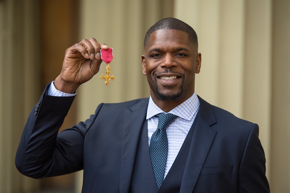 Mark Prince with medal